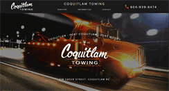 Desktop Screenshot of coquitlamtowing.com